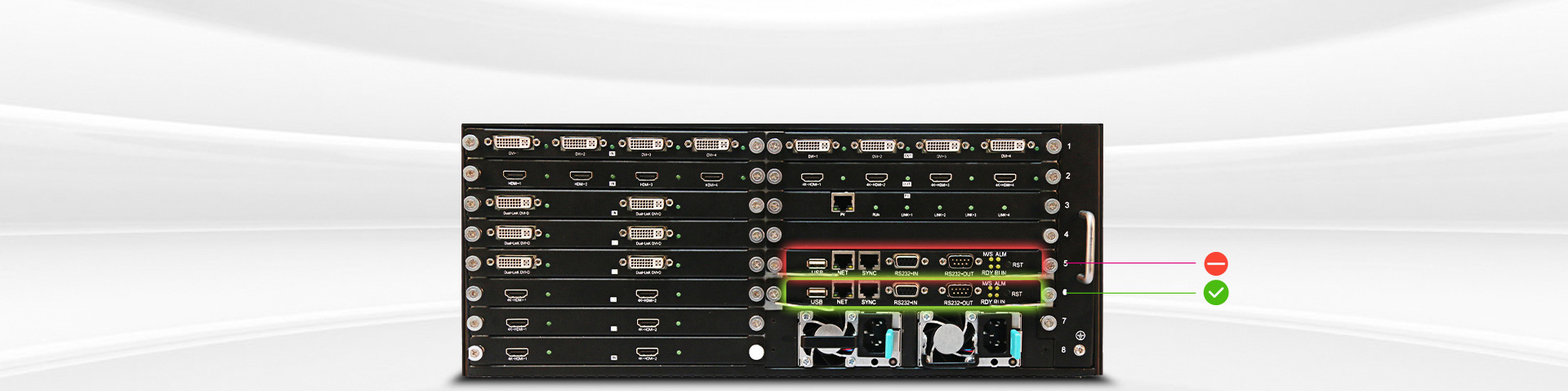 Контроллер видеостены DigiBird DB-VWC2-M4-FR6K